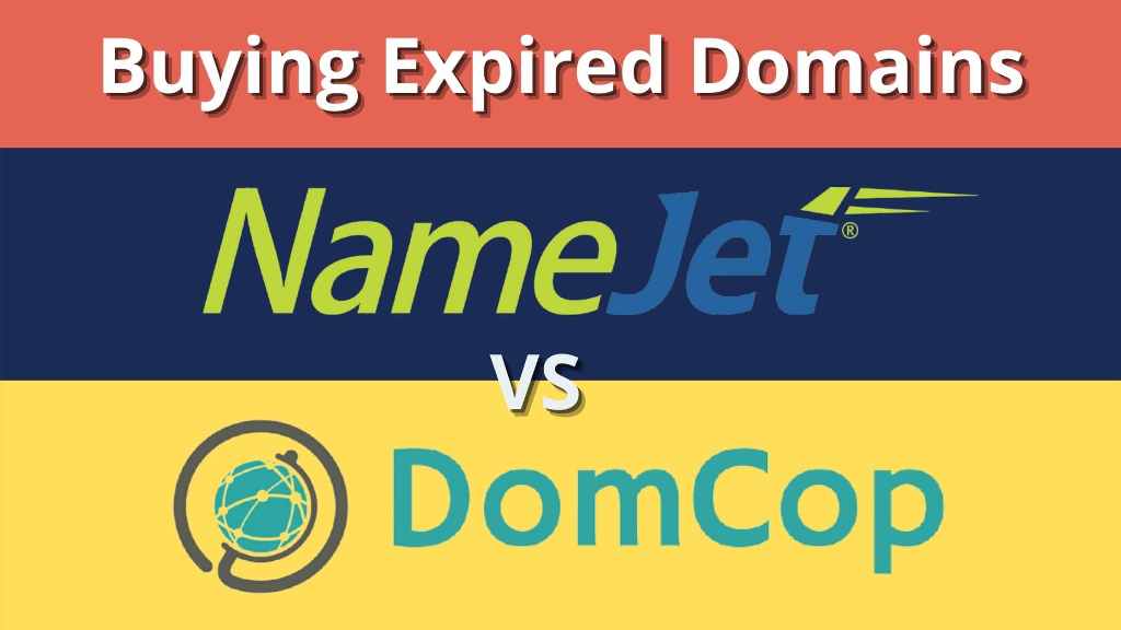 buying expired domains on namejet and domcop