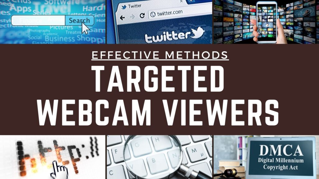 Attracting targeted webcam viewers